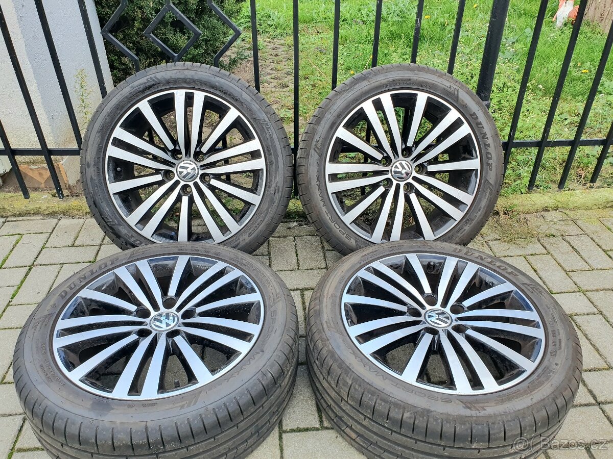 Alu kola vw 5x112 r17 7,5j et47 pneu 235/45/17