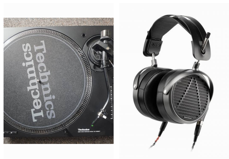 gramec technics s přenoskou + sluchátka Audeze MM 500