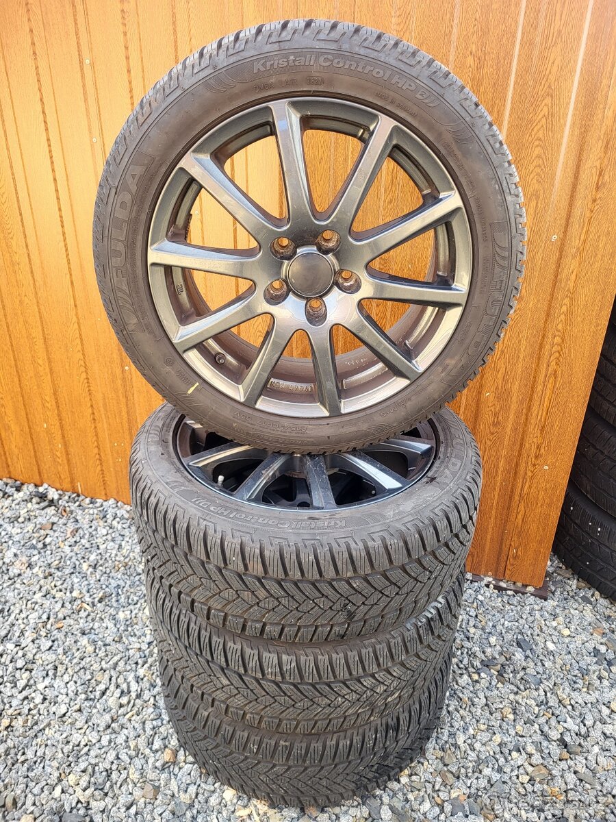 Prodám zimní sadu pneu 215/50R17 Fulda ET47 - Dot 2622