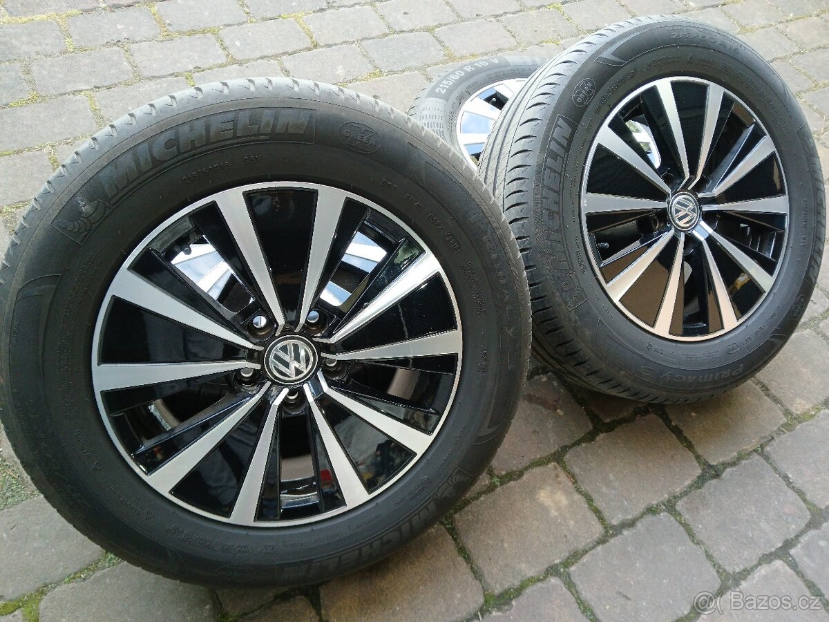 ALU kola,sada, originál Volkswagen,215/60 R16,5x112,TOP