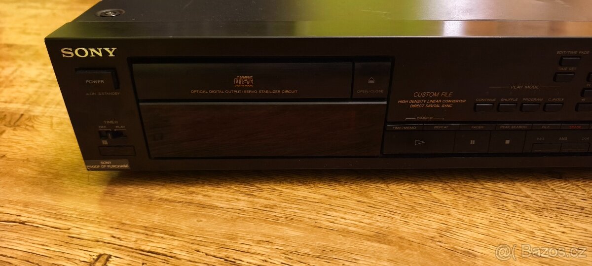 Hifi CD přehrávač Sony CDP-990(1990-91),čti popis