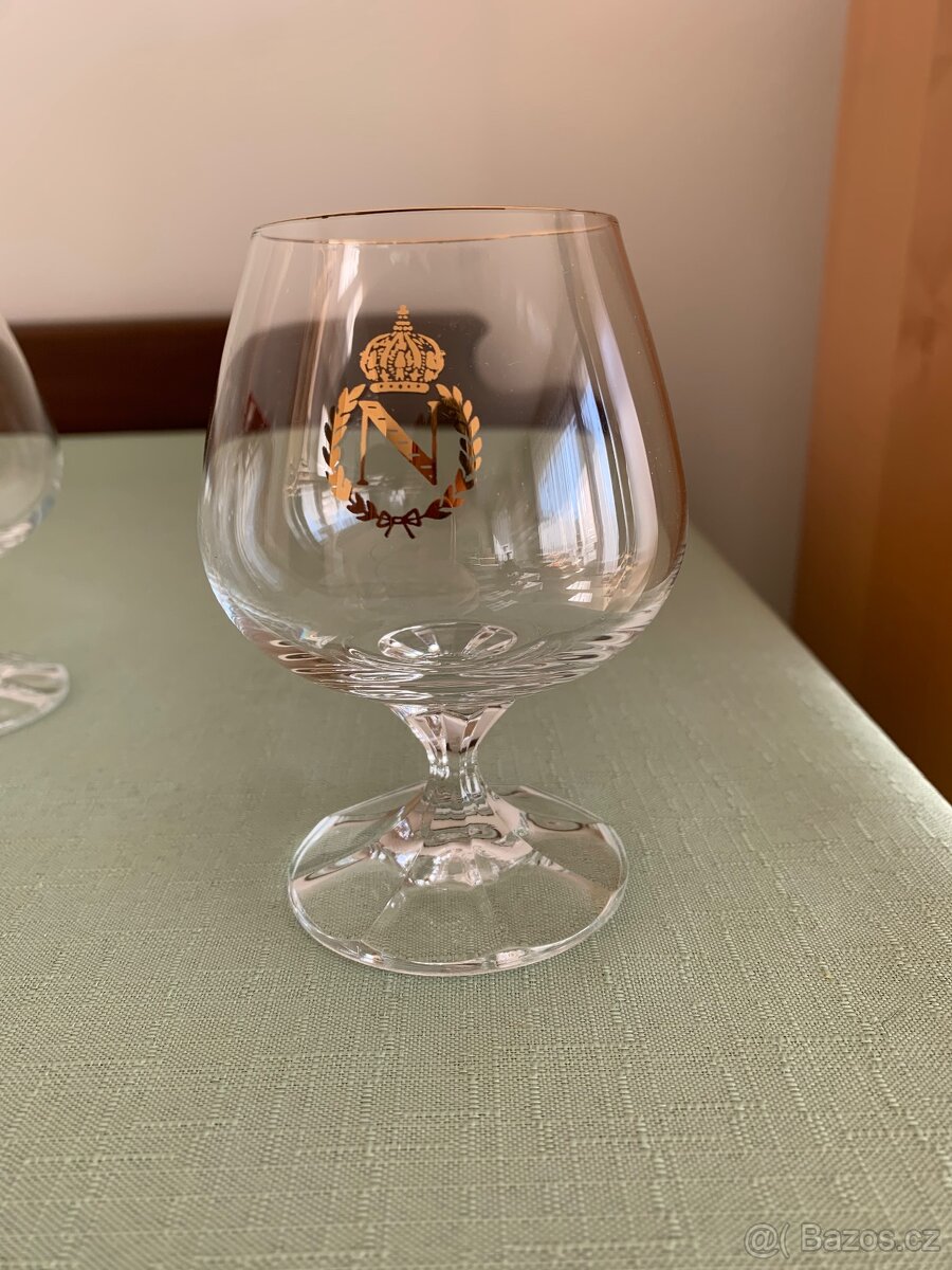 6ks sklenicky na konak Napoleonky