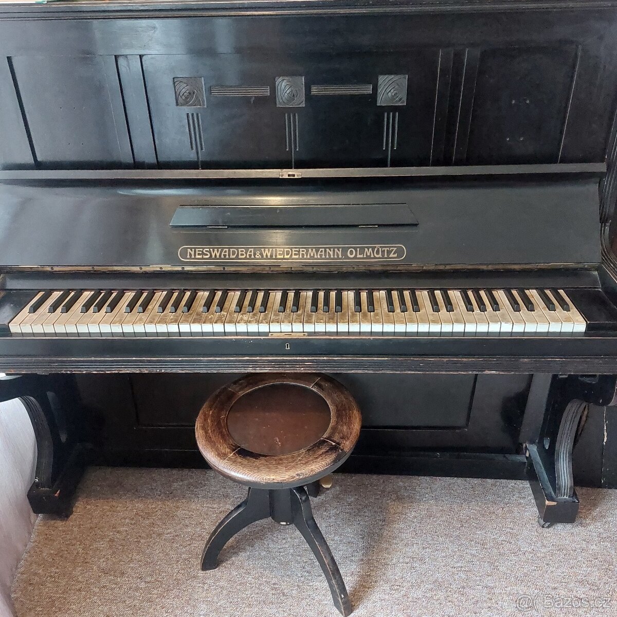 Historický klavír – Neswadba & Wiedermann, Olmütz (spěchá)