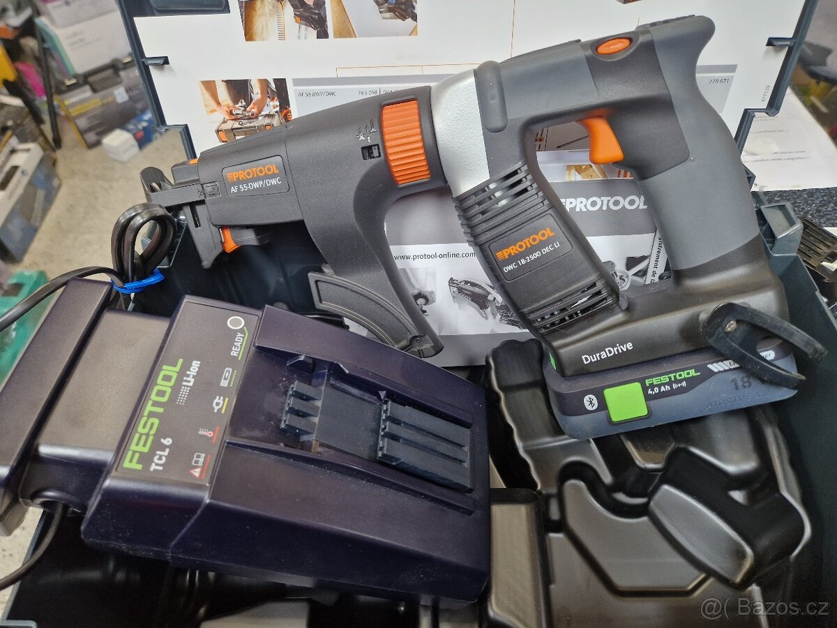 AKUMULÁTOROVÝ SÁDROKARTOVOVÝ ŠROUBOVÁK DCW 18 2500DECLI