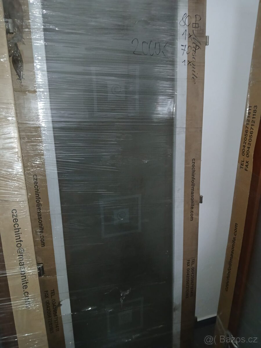 Interiérové prosklené dveře