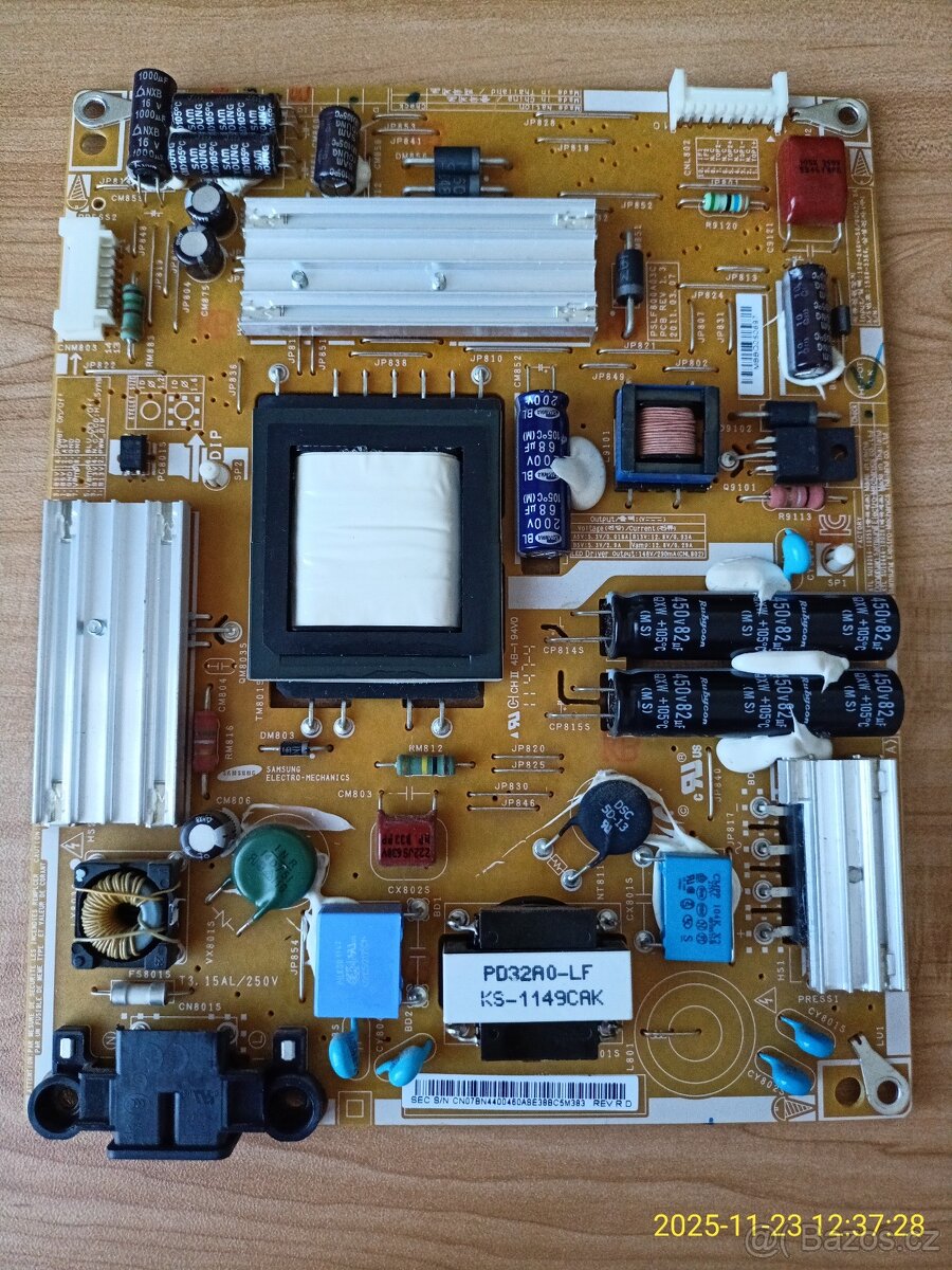 Prodám napájecí zdroj / PSU modul pro TV Samsung UE32D5500