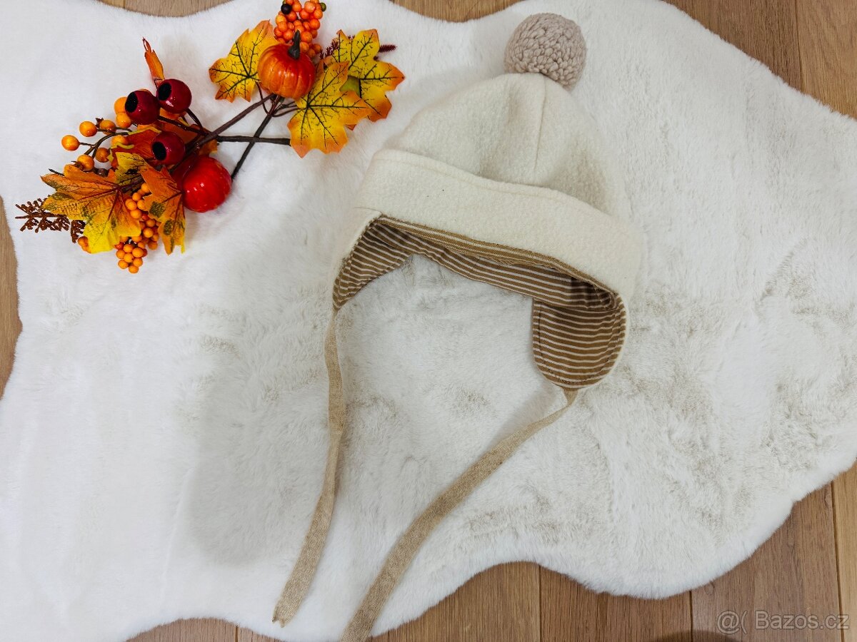 Vlněný dětský kulich / ušanka, Ovečkárna