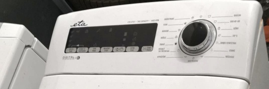 ETA  MODEL 4137 VRCHEM PLNĚNA PRACKA 7 KG PRADLA  1400 OTA