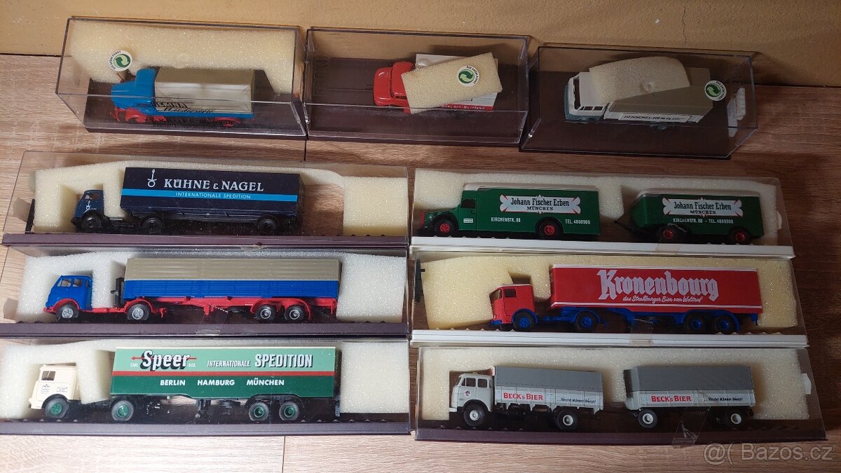 H0 Brekina - nákladní vozy k železnici 1/87