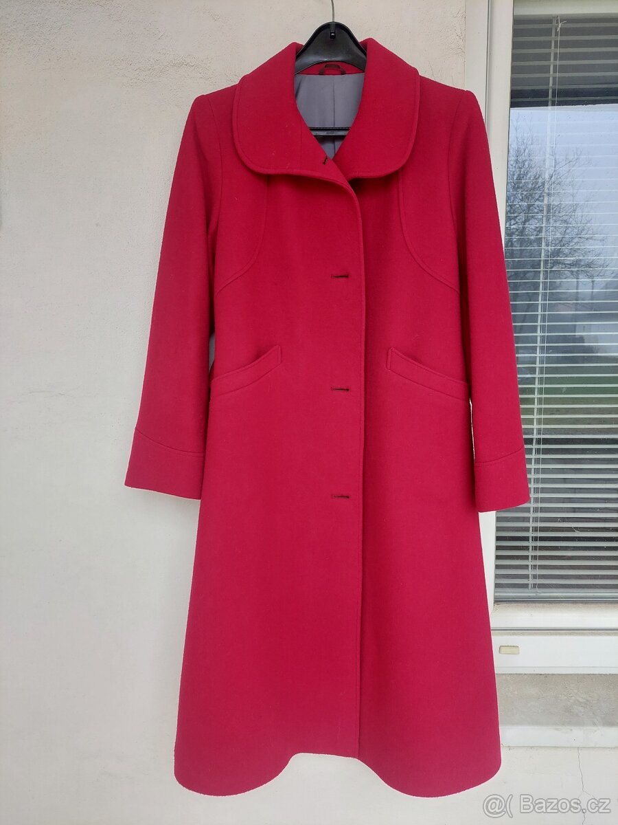 Dámský kabát flaušový