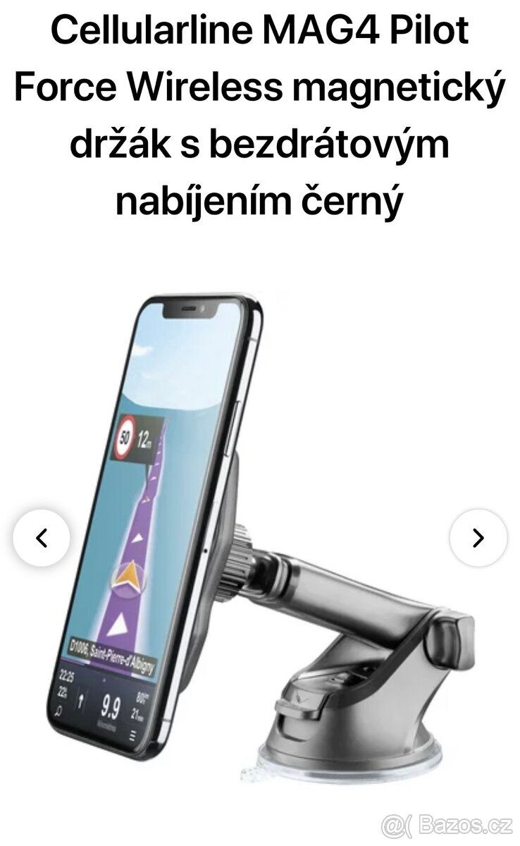 Cellularline MAG4 Pilot Force Wireless magnetický držák