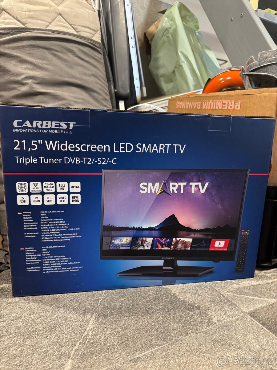 Smart TV do obytného vozu nebo karavanu