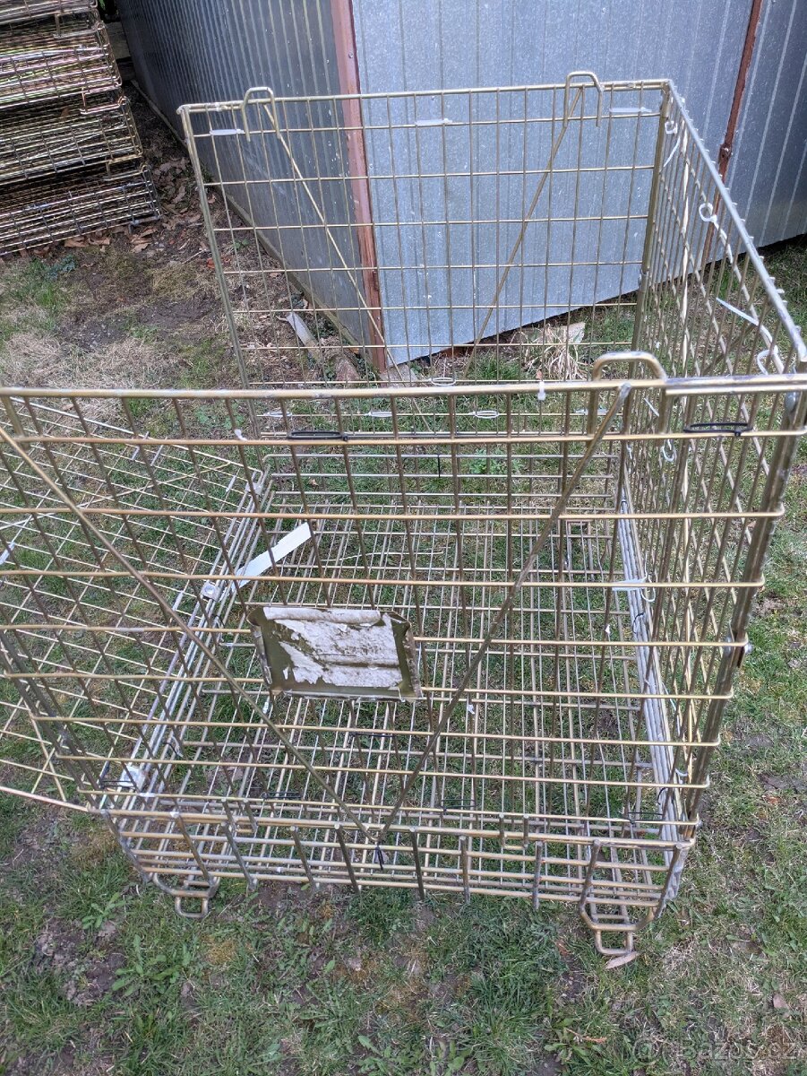 Kovové skládací klece