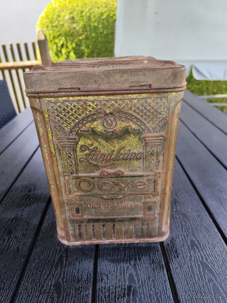 Plechovka žitná káva