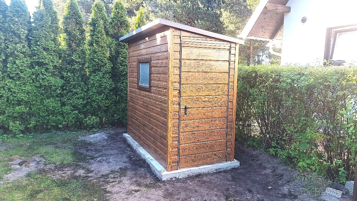 Zahradní domek 1,5×2,0 m Zlatý dub „drobná SASANKA“