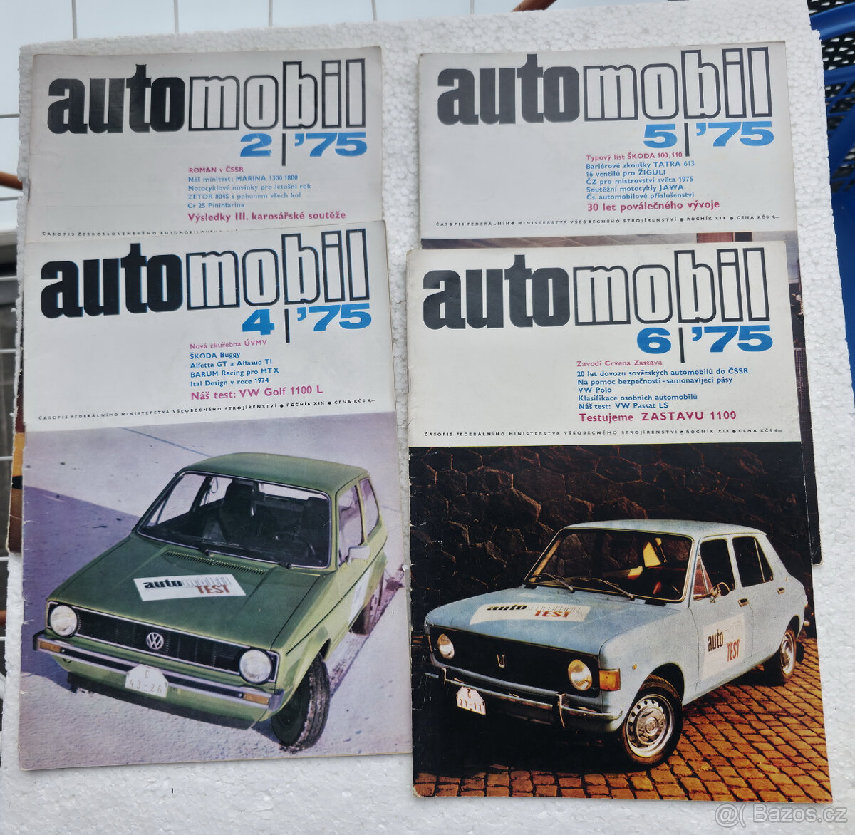 Časopis Automobil 1975