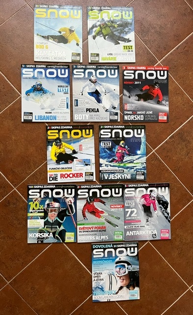 Časopisy Snow, ročníky 2009-2011