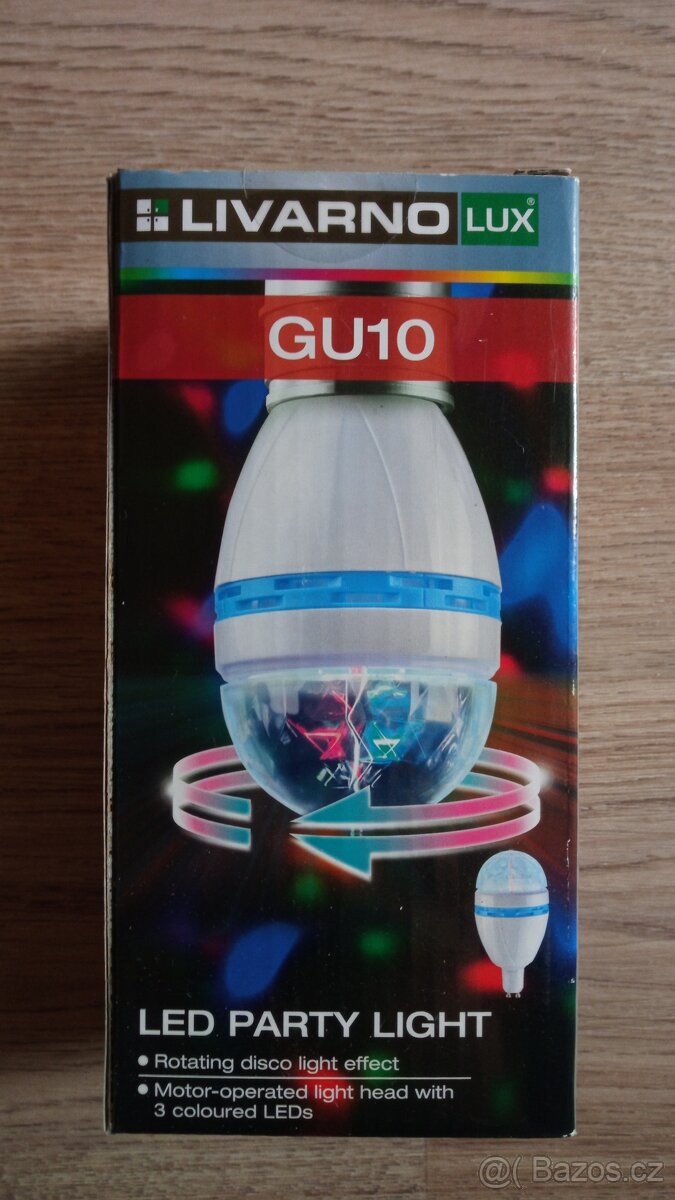 LED svítidlo na party GU10