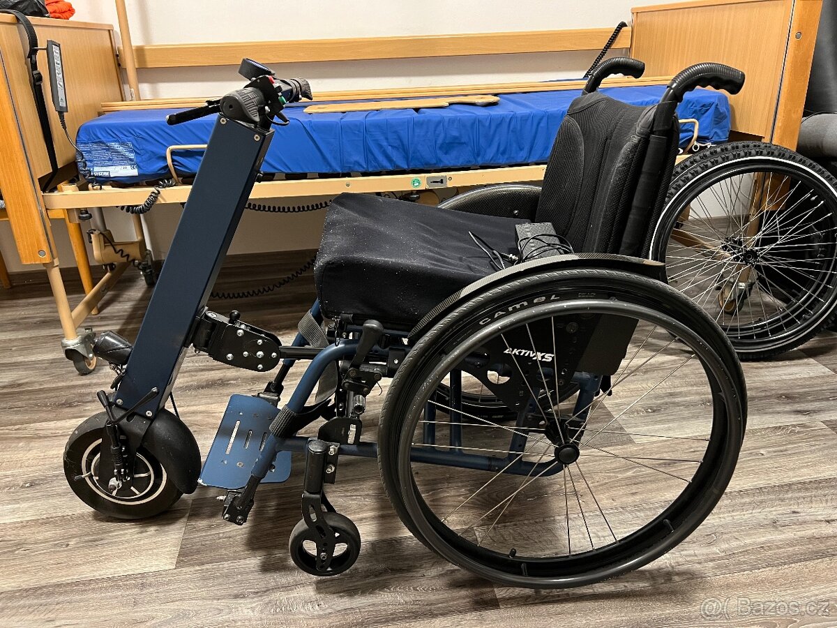 Invalidní vozík včetně elektrického pohonu HURT-e