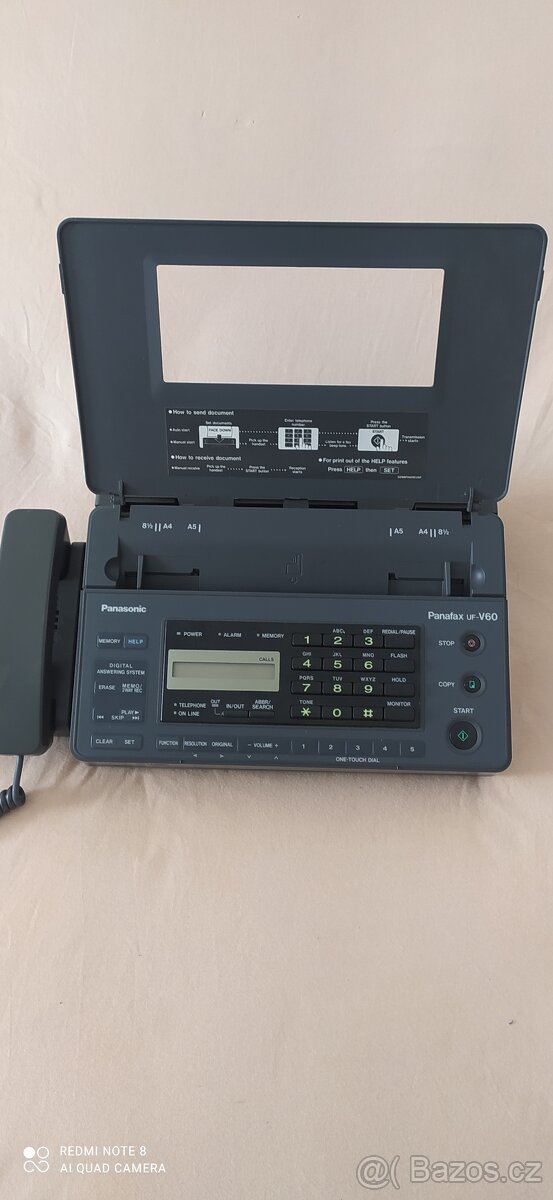 Prodám FAX Panasonic UF-V60 s návodem
