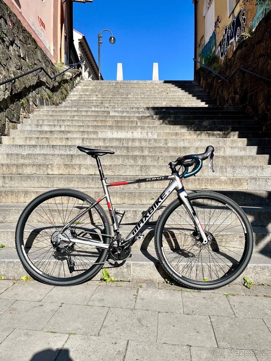 Gravel kolo Maxbike GRVL, GRX 1x10, brzdy hydraulické, vel 5