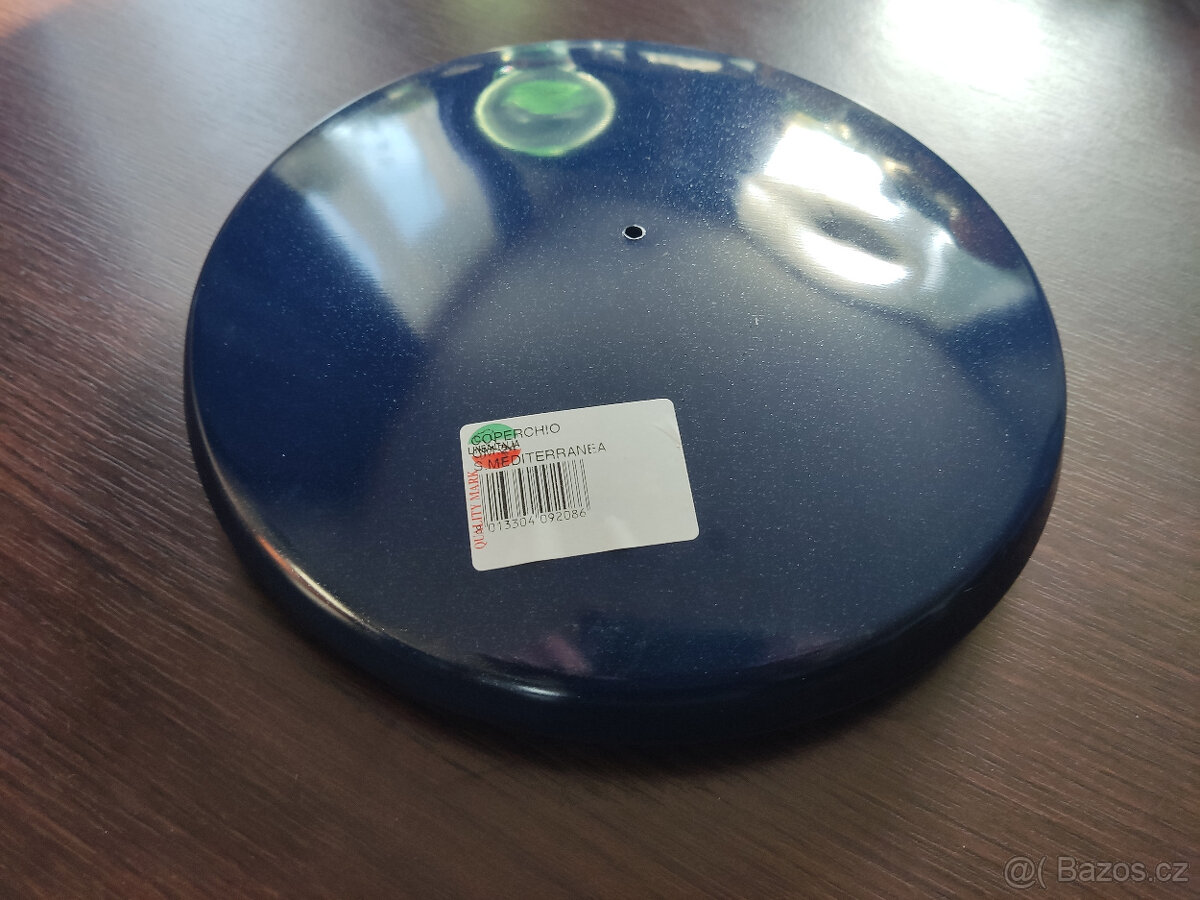 10ks kovové poklice ø25 cm jako miska pro sukulenty