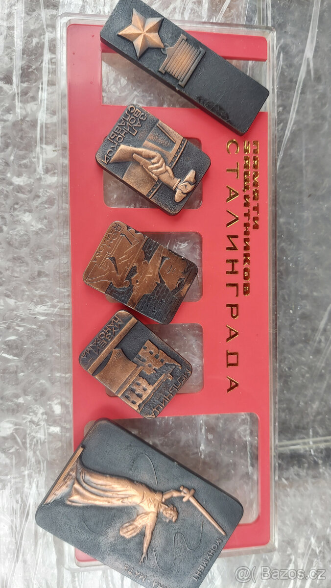 plakety Stalingrad/ Zadáno pí. Maršíková