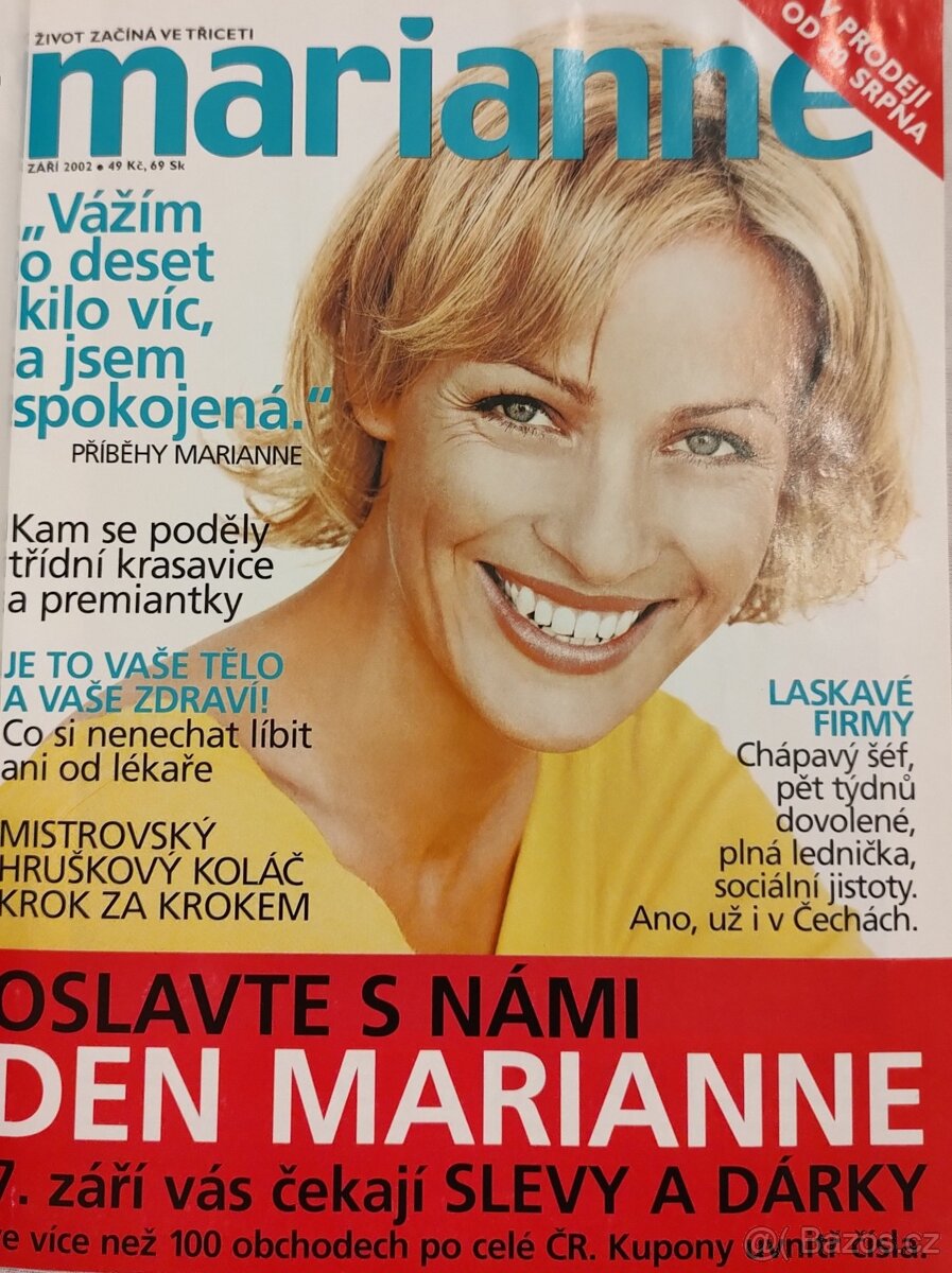 Zháňam časopisy Žena a Život, Marianne, Marie Claire Zdraví