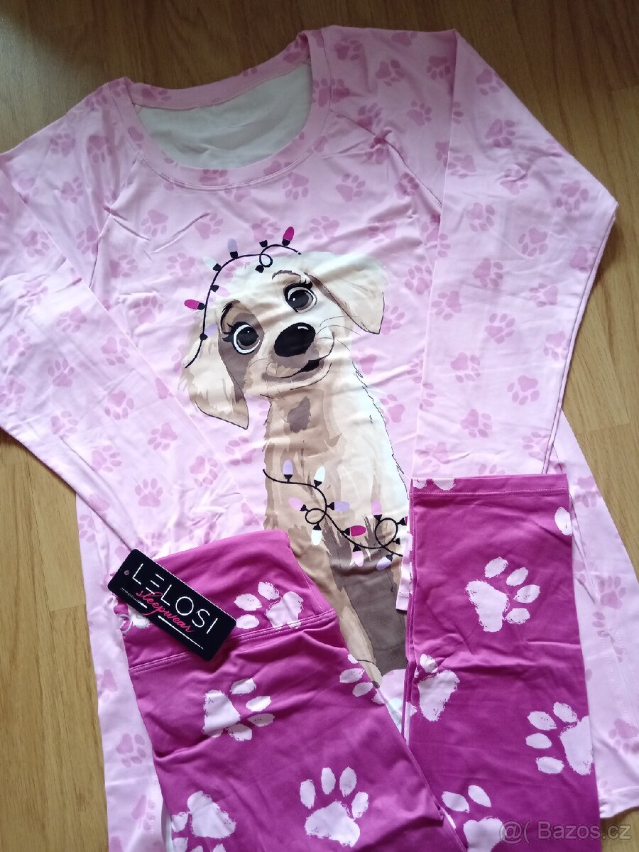 Dámské dlouhé pyžamko Paws l/XL