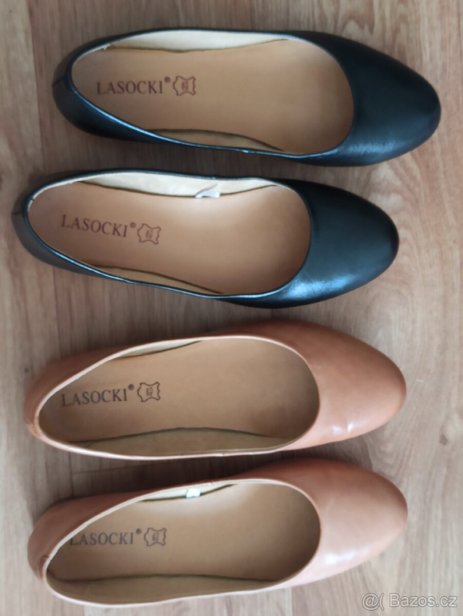 Balerínky Lasocki, kůže vel. 37