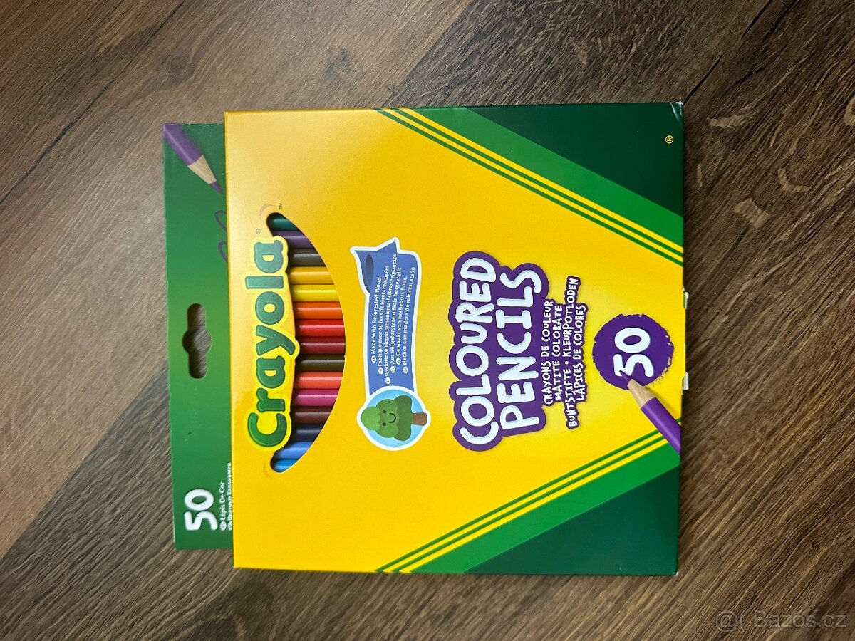 Crayola | Sada barevných tužek | 50 ks