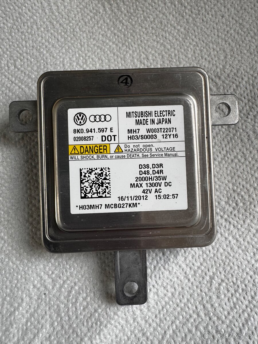 VW,Audi,předřadník plynové výbojky 8K0941597 nový