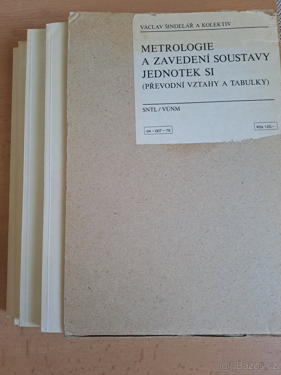 METROLOGIE a zavedení soustavy jednotek SI, KOMPLET 1975