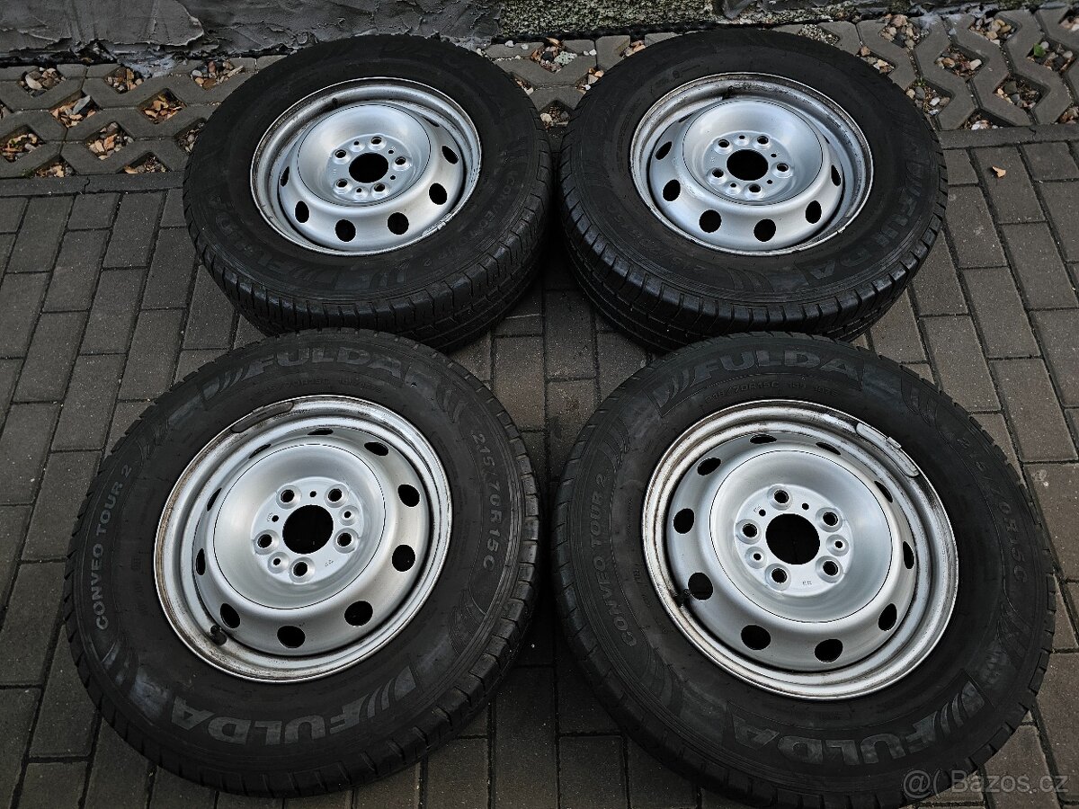 Letní kola 5x118 R15 Movano Boxer Jumper Ducato