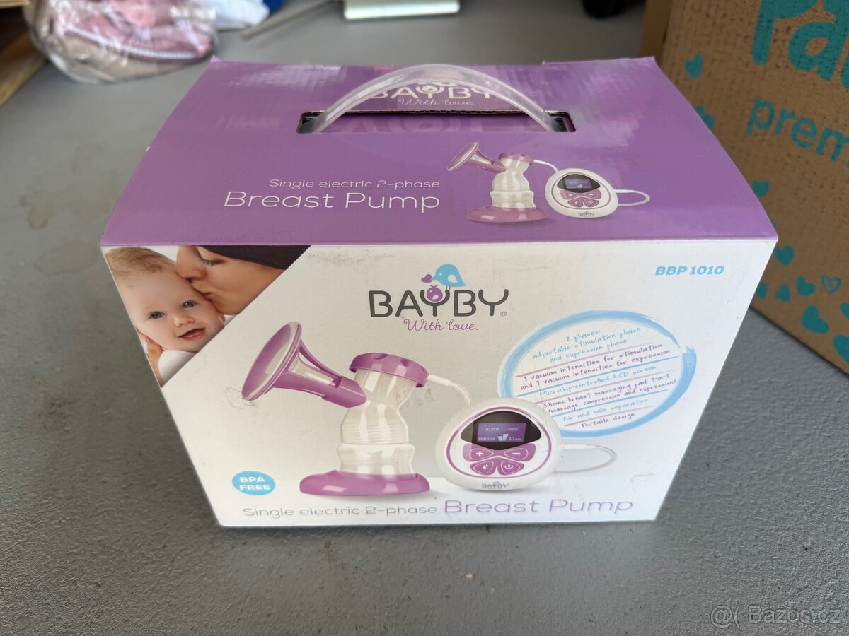 Odsávačka mateřského mléka Bayby BBP 1010
