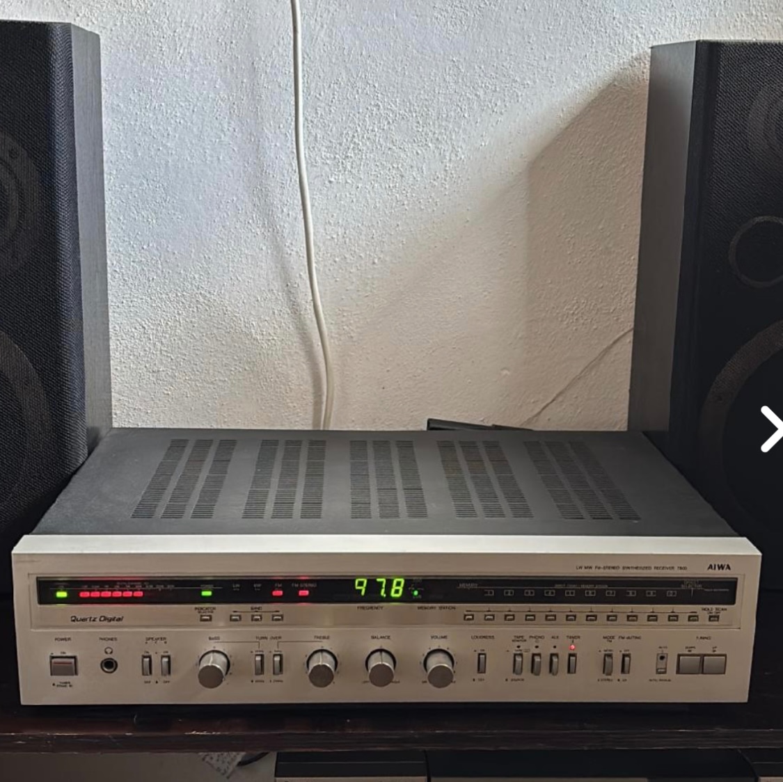 Receiver zesilovač AIWA 7800 + bedny