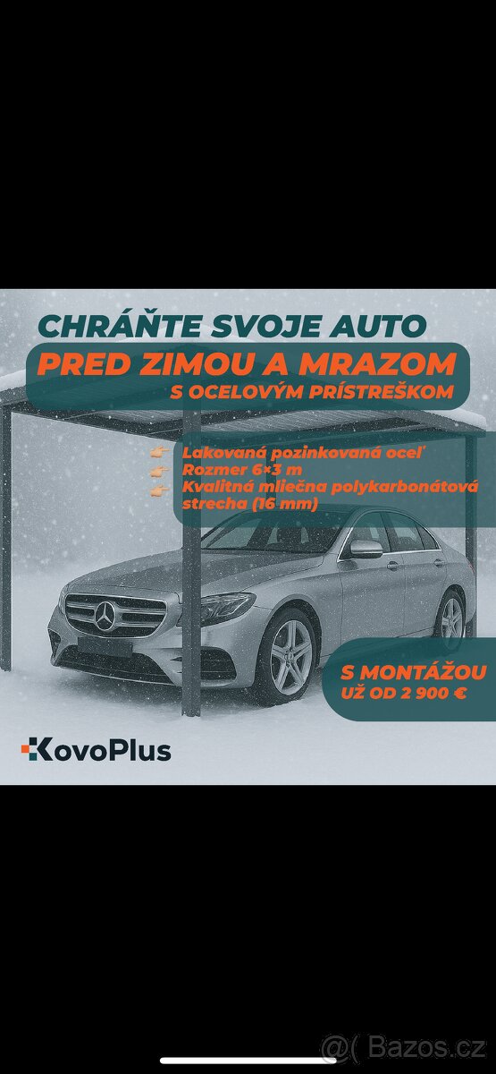 Pristresek na auto s montazi AKCE 31.12.2025