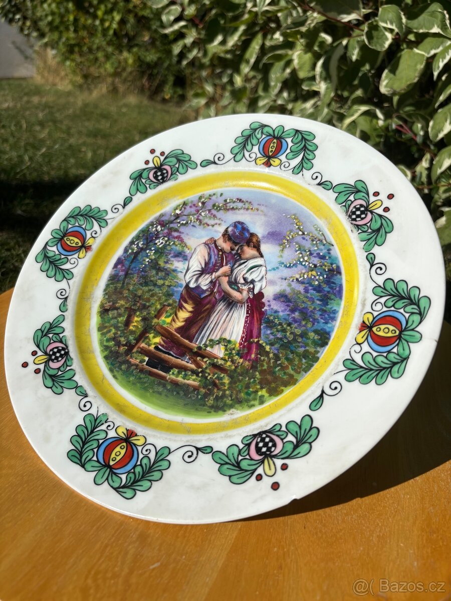Sběratelský porcelánový talíř EPIAG Royal (Čecho-Slovakia)