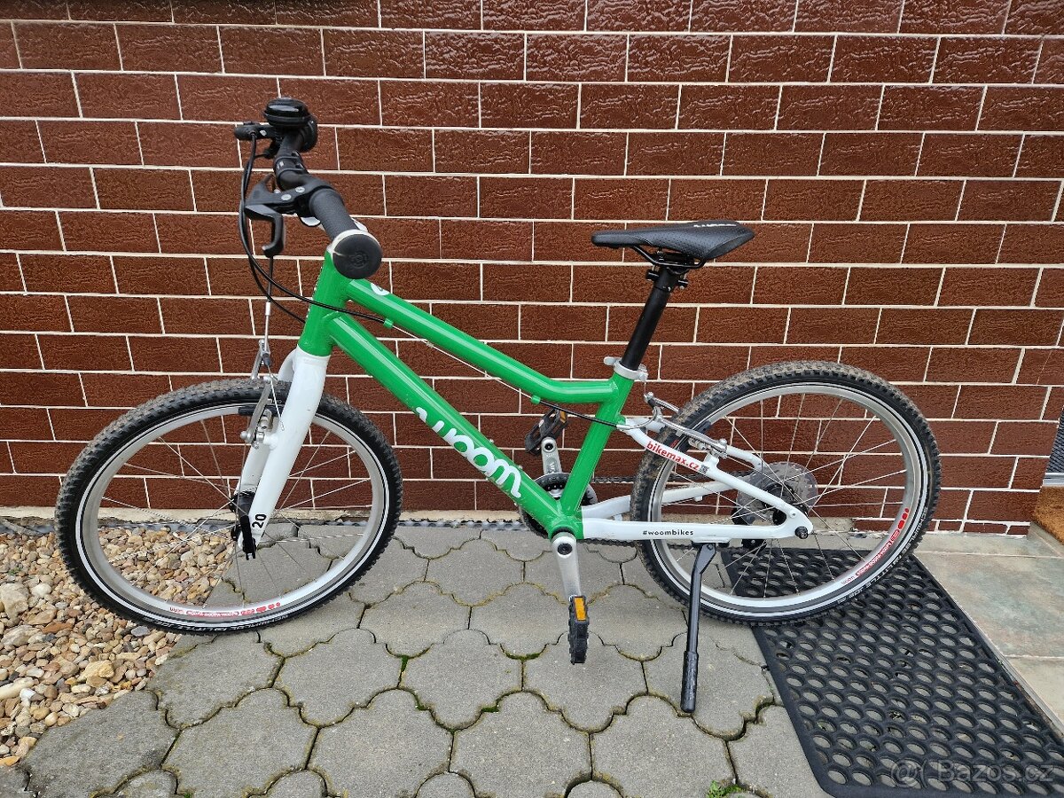 Dětské kolo Woom 4 zelené