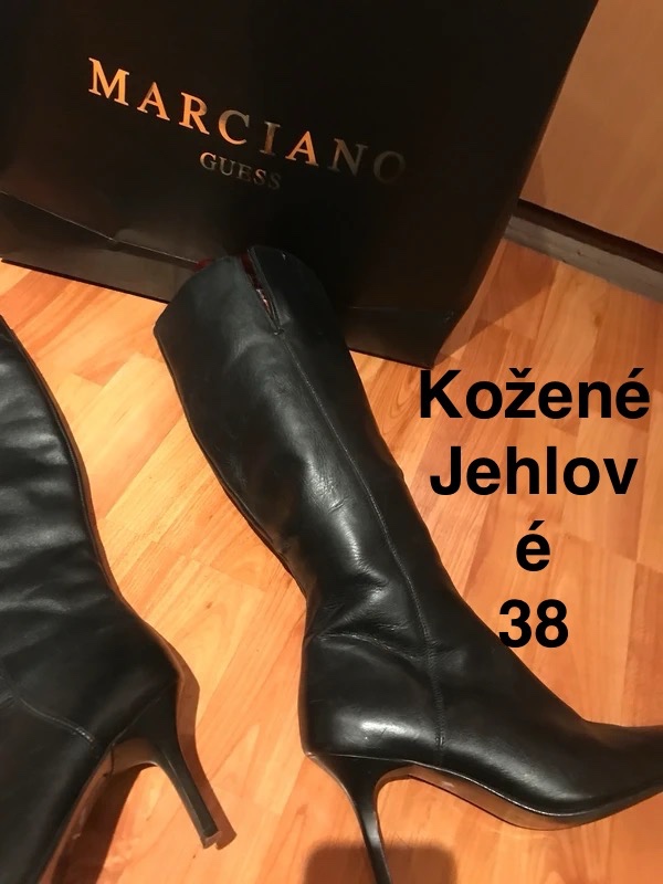 Kozene jehlove kozacky cerne vydoke zip 38