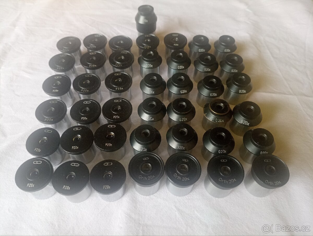 Příslušenství k mikroskopům MEOPTA, atd.