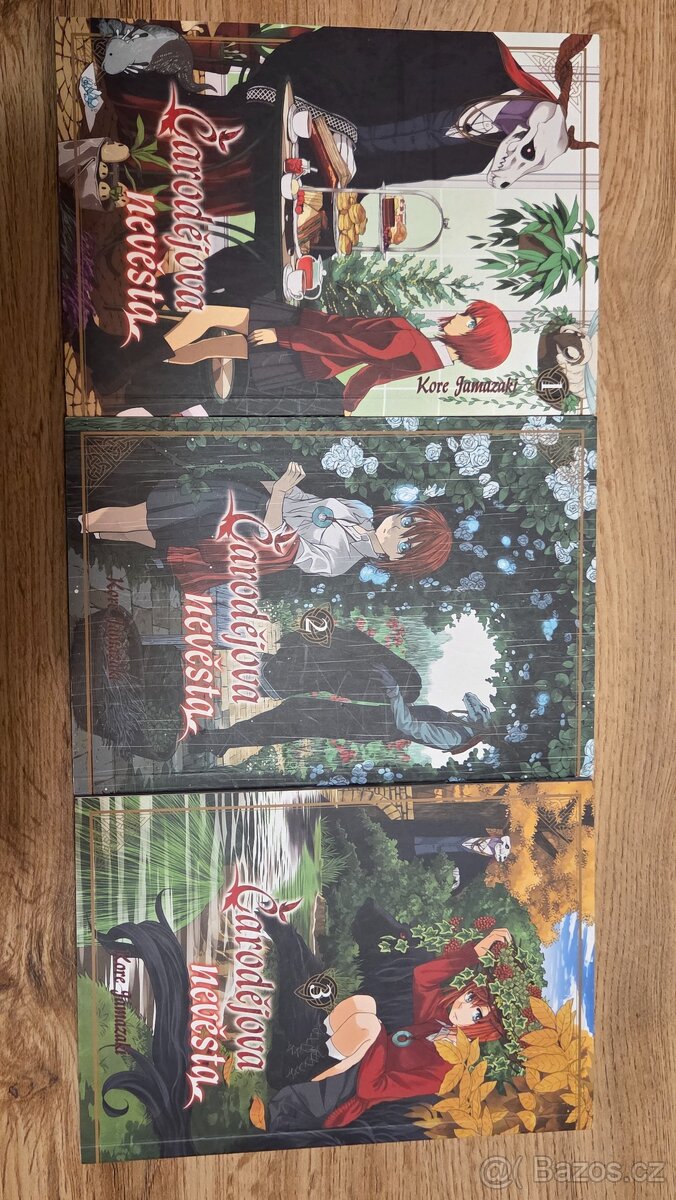 Čarodějova nevěsta - série manga knih 1-3