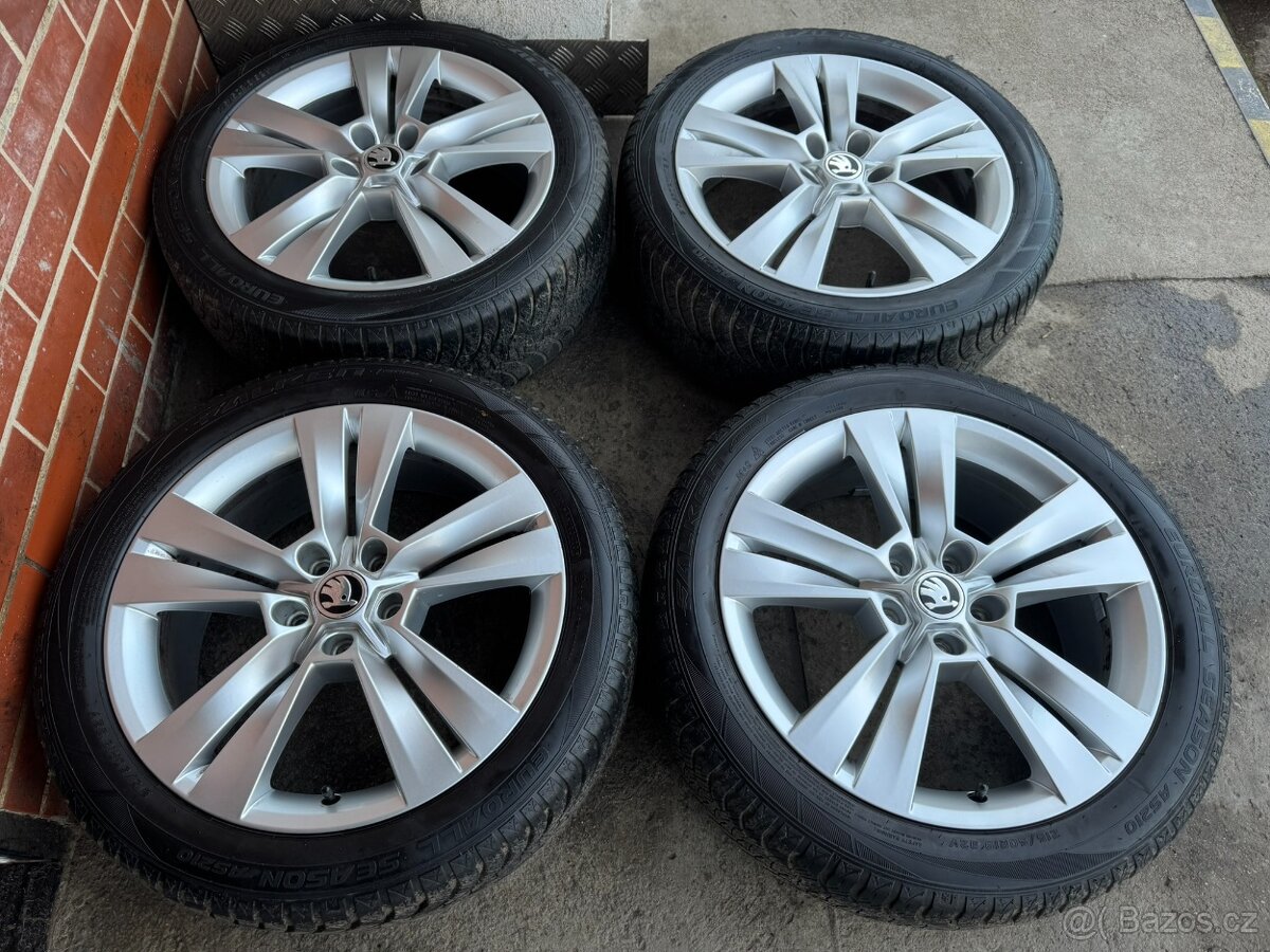 Alu 18" 5x112,škoda Mytikas , celorok 80%, KaroQ