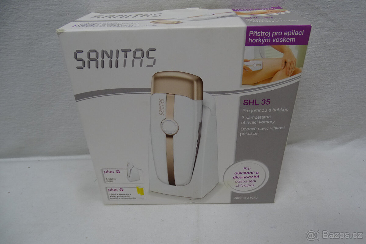 Epilační strojek na vosk Sanitas SHL 35 nový