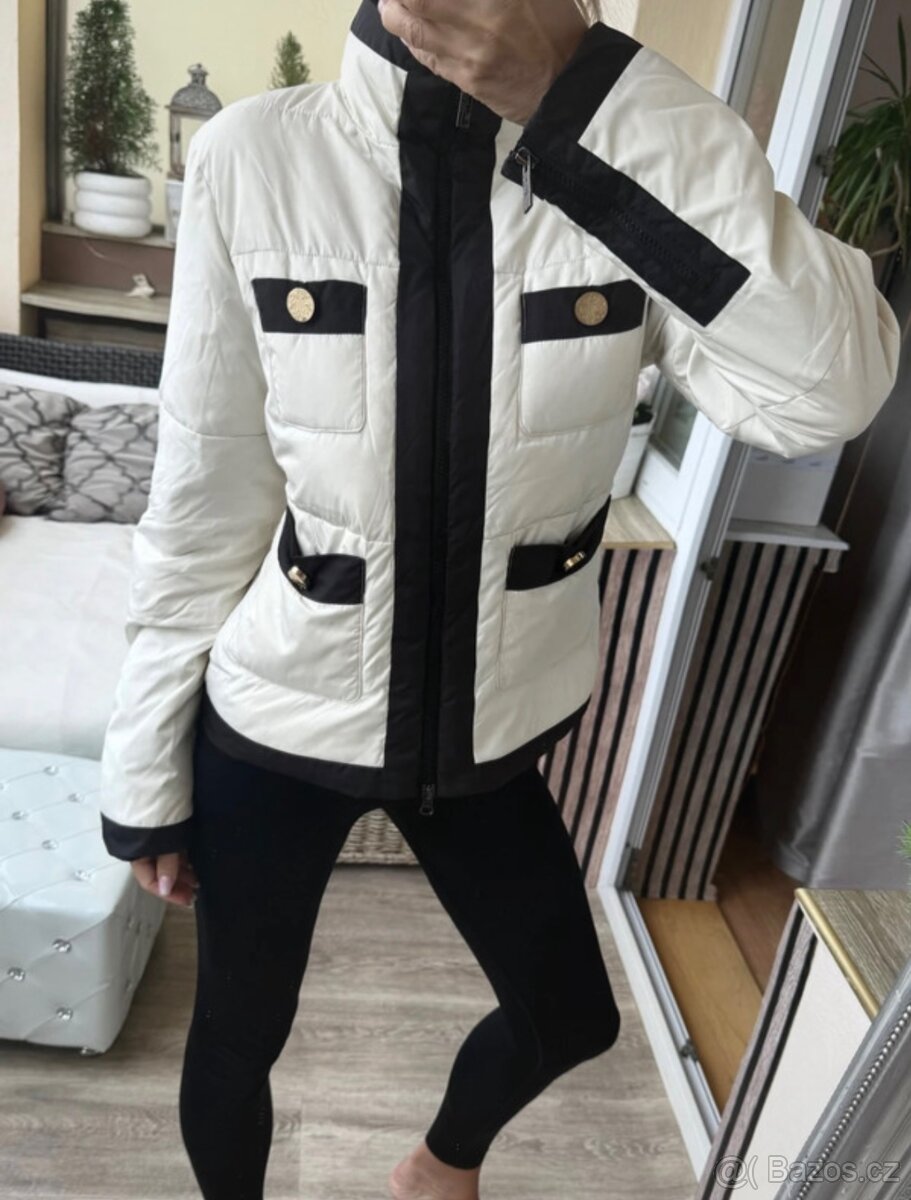 Snow Secret bílá péřová bunda