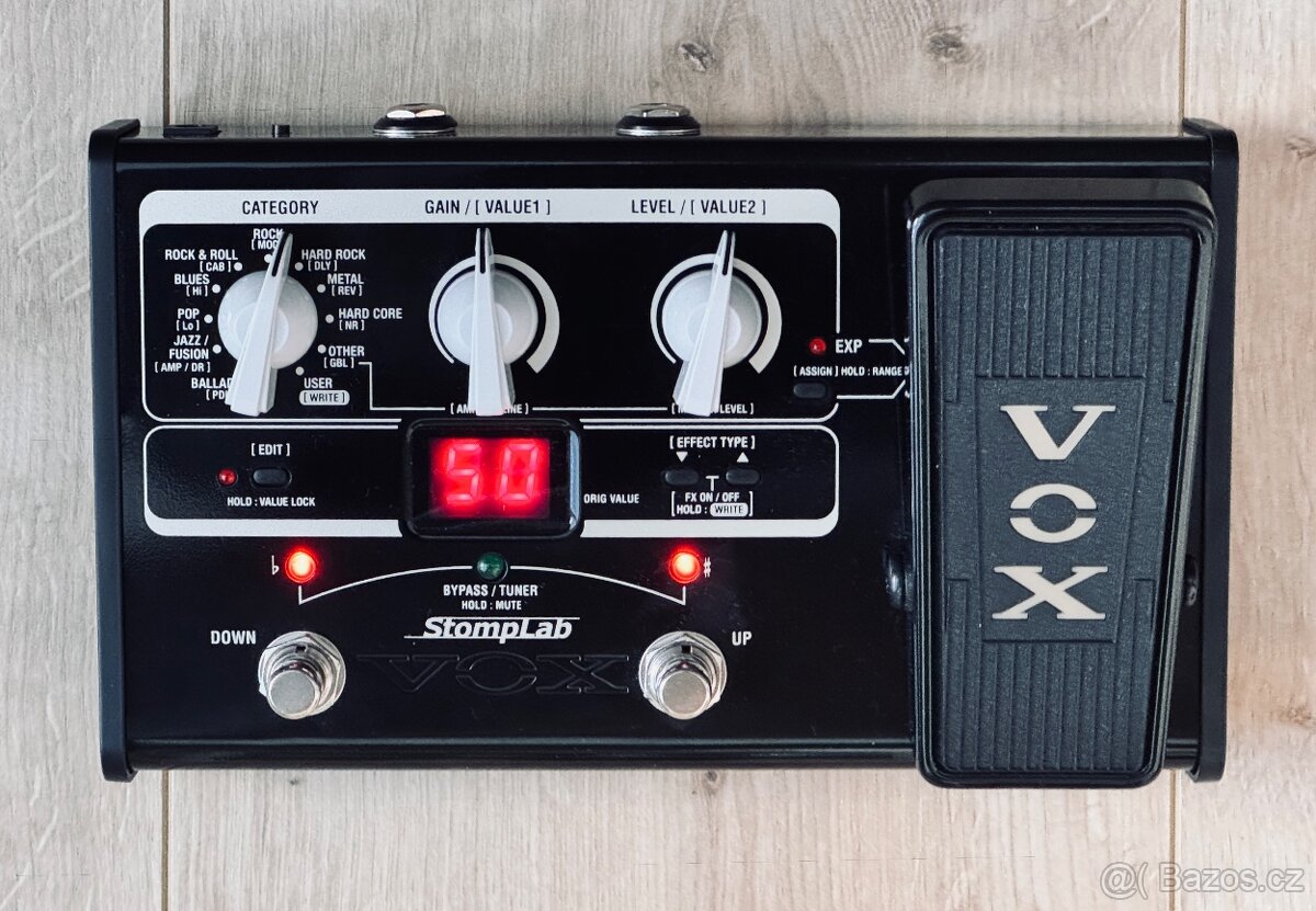 Vox StompLab IIG – kytarový multiefekt, jako nový
