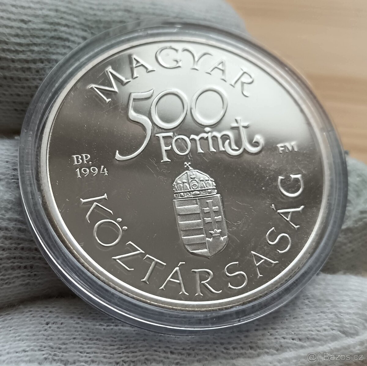 Stříbrná mince 500 Forint 1994 Maďarsko Staré Baltské Lodě
