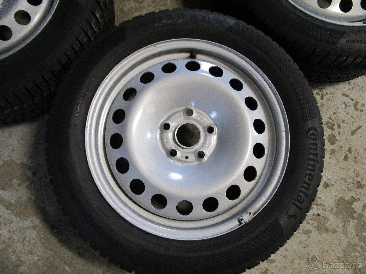 VW plecháče 5x112, 215/55/R17 XL, zimní