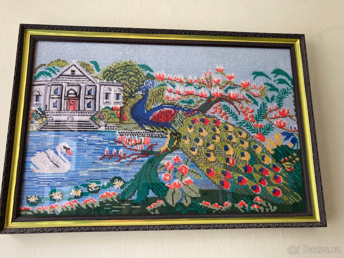 vyšívané obrazy