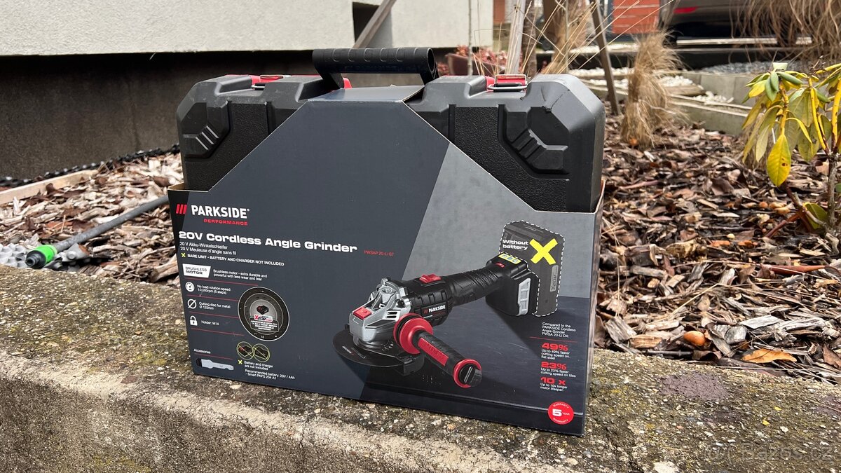 Parkside bruska PWSAP 20-Li G7